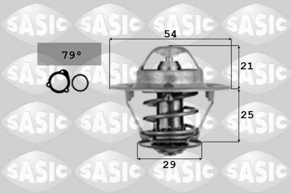 Thermostat, coolant SASIC 4000366