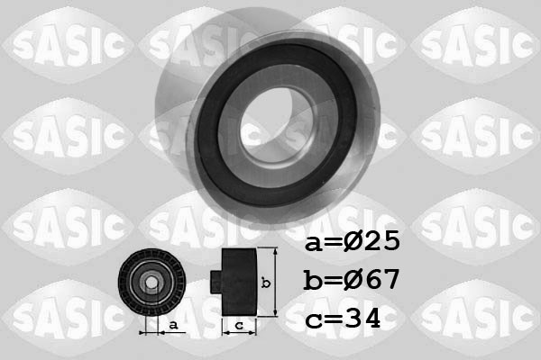 Deflection/Guide Pulley, timing belt SASIC 1700034