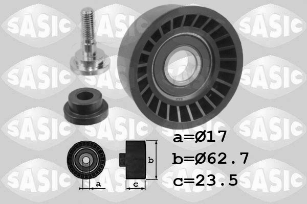Deflection/Guide Pulley, timing belt SASIC 1706037