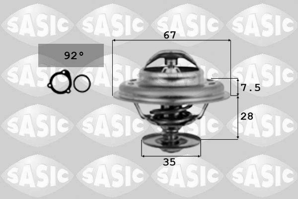 Thermostat, coolant SASIC 9000016