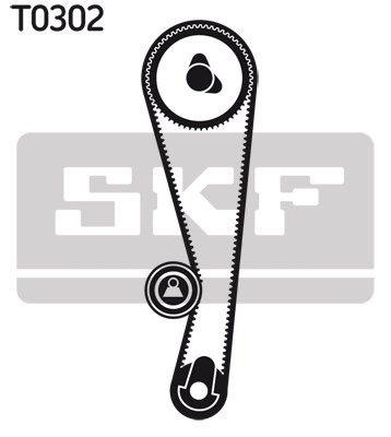 Timing Belt Kit skf VKMA96204 2