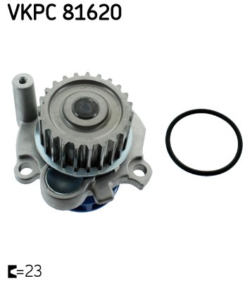 Water Pump, engine cooling skf VKPC81620