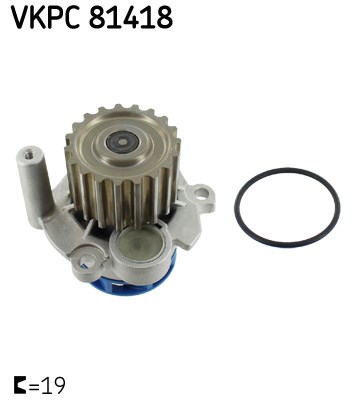 Water Pump, engine cooling skf VKPC81418