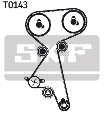 Timing Belt Kit skf VKMA02184 2