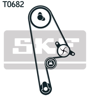 Timing Belt Kit skf VKMA93616 2