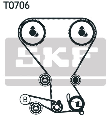 Timing Belt Kit skf VKMA95005 2