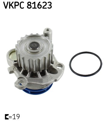 Water Pump, engine cooling skf VKPC81623