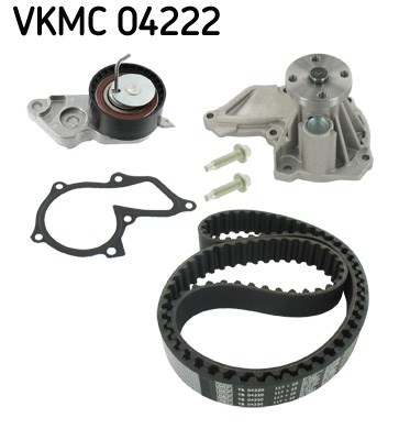 Water Pump & Timing Belt Kit skf VKMC04222