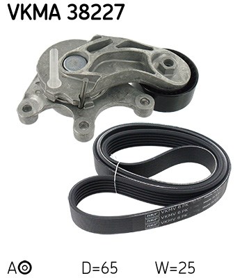 V-Ribbed Belt Set skf VKMA38227