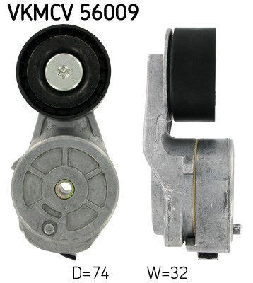 Tensioner Pulley, V-ribbed belt skf VKMCV56009