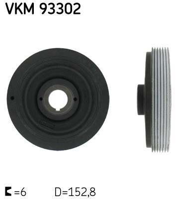 Belt Pulley, crankshaft skf VKM93302