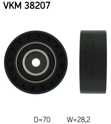 Deflection/Guide Pulley, V-ribbed belt skf VKM38207