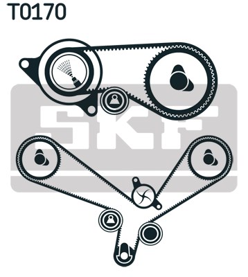 Timing Belt Kit skf VKMA01952 2