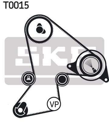 Timing Belt Kit skf VKMA06214 2