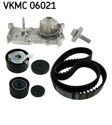 Water Pump & Timing Belt Kit skf VKMC06021