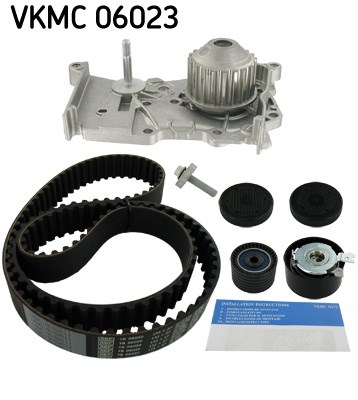 Water Pump & Timing Belt Kit skf VKMC06023