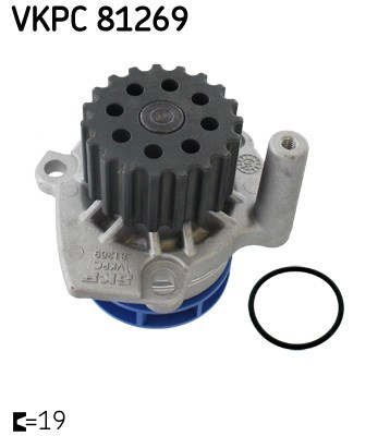 Water Pump, engine cooling skf VKPC81269