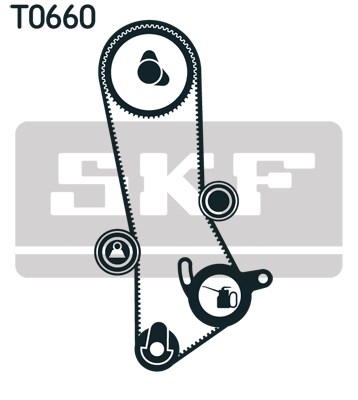 Timing Belt Kit skf VKMA91715 2