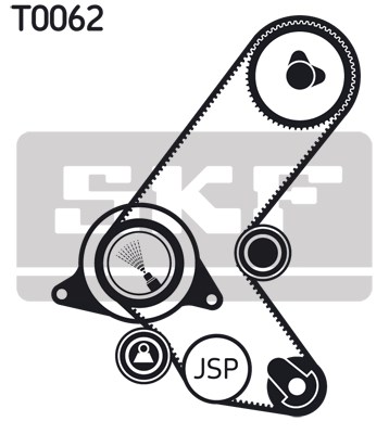 Timing Belt Kit skf VKMA05208 2