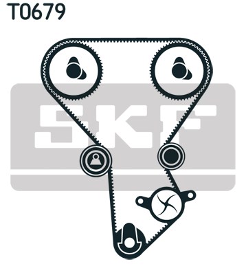 Timing Belt Kit skf VKMA94601 2
