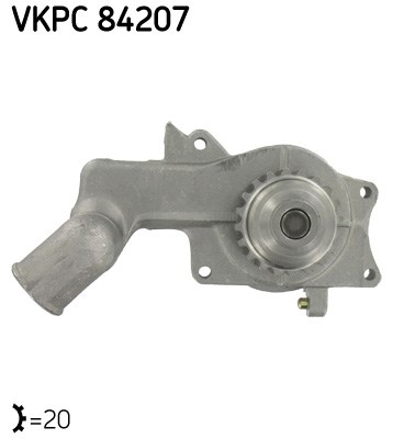 Water Pump, engine cooling skf VKPC84207
