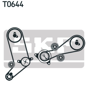 Timing Belt Kit skf VKMA01258 2