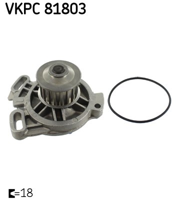 Water Pump, engine cooling skf VKPC81803
