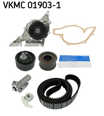 Water Pump & Timing Belt Kit skf VKMC019031