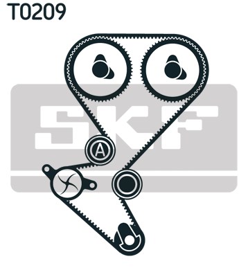 Timing Belt Kit skf VKMA03258 2