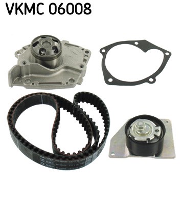 Water Pump & Timing Belt Kit skf VKMC06008