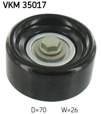 Deflection/Guide Pulley, V-ribbed belt skf VKM35017