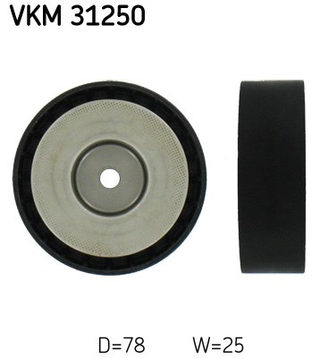 Deflection/Guide Pulley, V-ribbed belt skf VKM31250