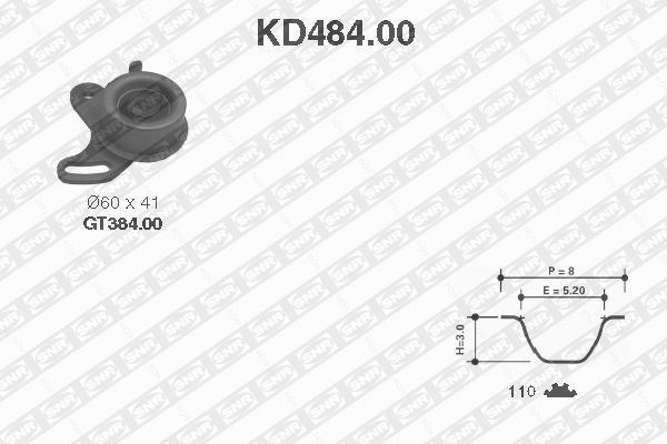 Timing Belt Kit SNR KD48400