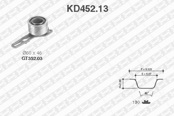Timing Belt Kit SNR KD45213