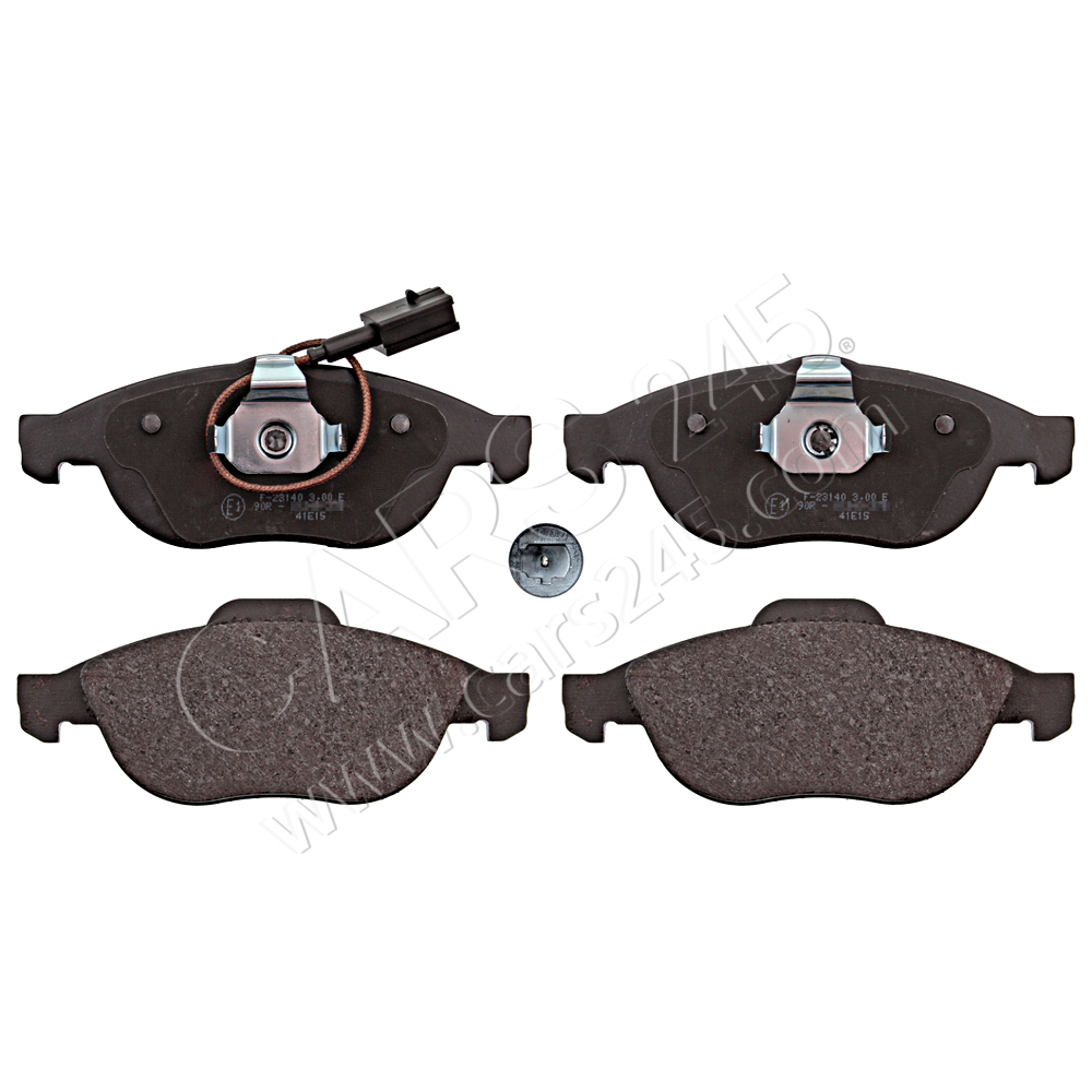 Brake Pad Set, disc brake SWAG 74116014