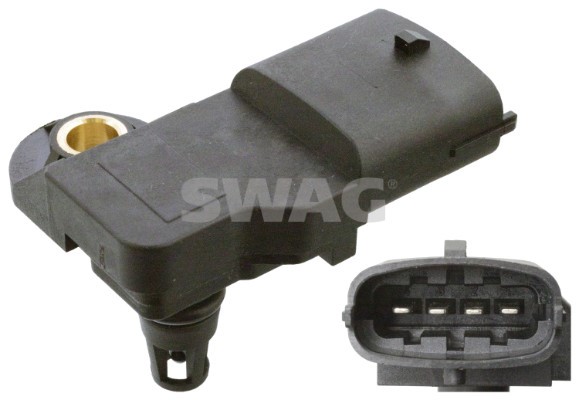 Sensor, intake manifold pressure SWAG 33106811