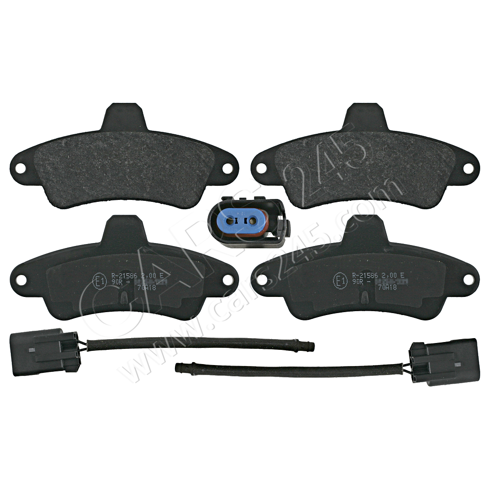 Brake Pad Set, disc brake SWAG 50916159