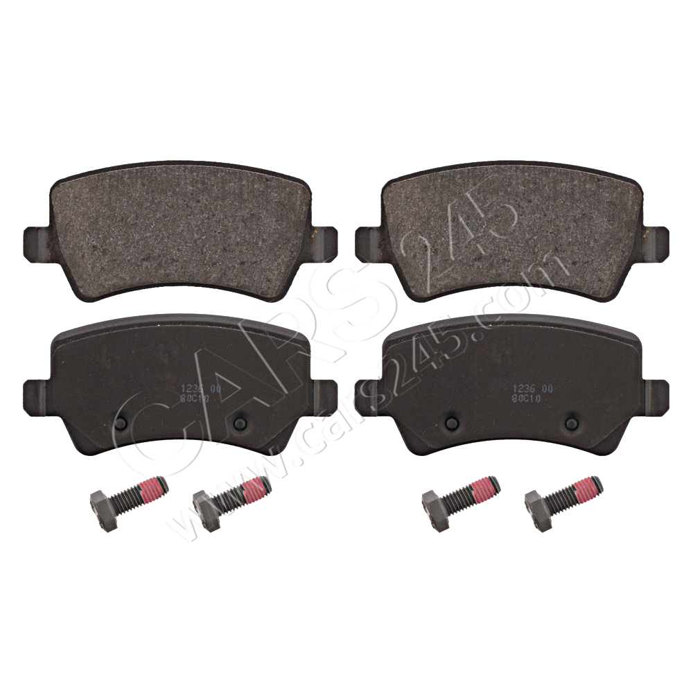Brake Pad Set, disc brake SWAG 50916625