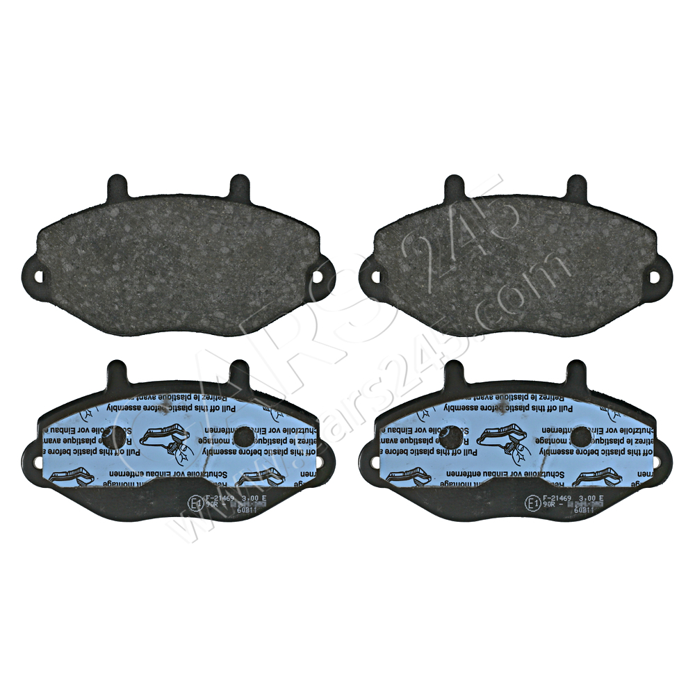 Brake Pad Set, disc brake SWAG 50916036
