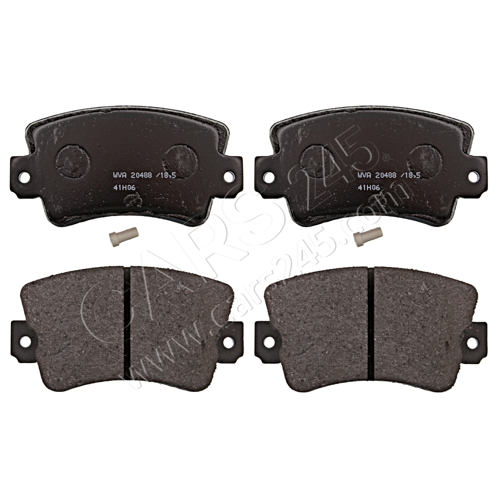 Brake Pad Set, disc brake SWAG 60116183