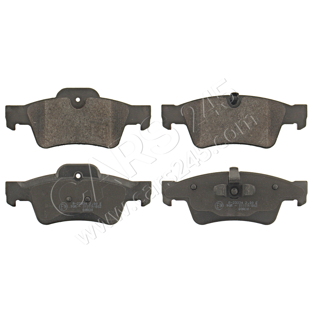 Brake Pad Set, disc brake SWAG 10916615