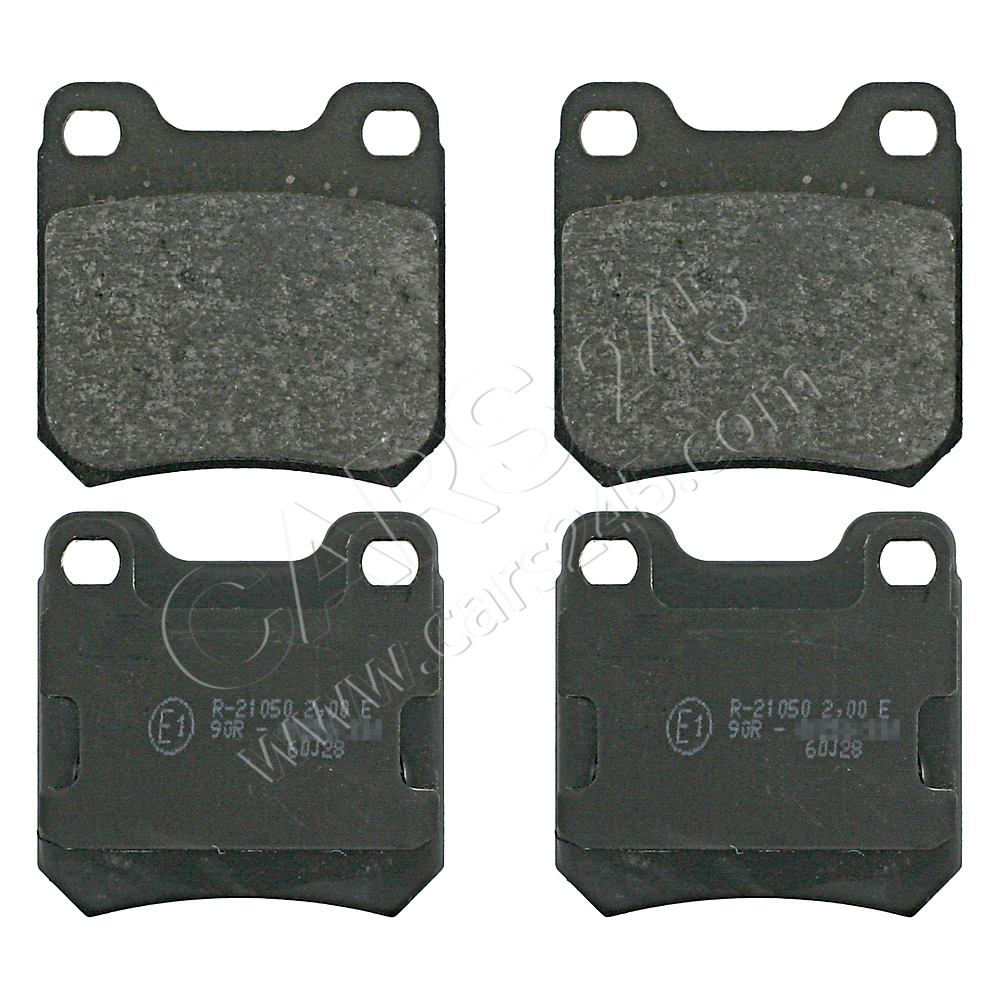 Brake Pad Set, disc brake SWAG 40916133