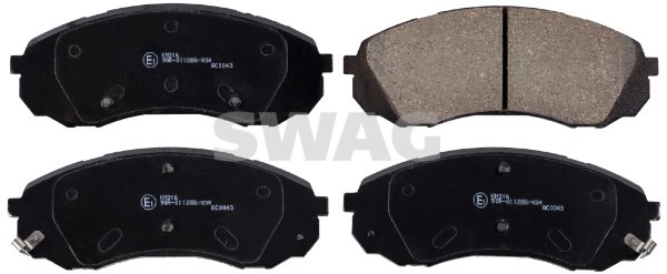 Brake Pad Set, disc brake SWAG 33107511