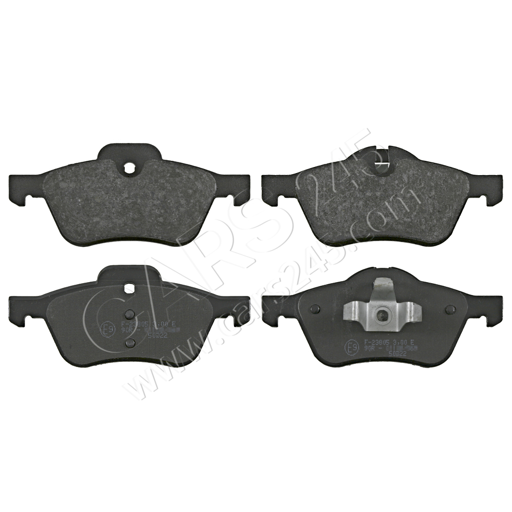 Brake Pad Set, disc brake SWAG 11916490
