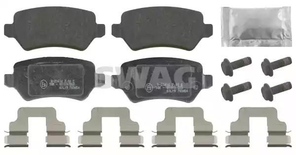 Brake Pad Set, disc brake SWAG 40916512