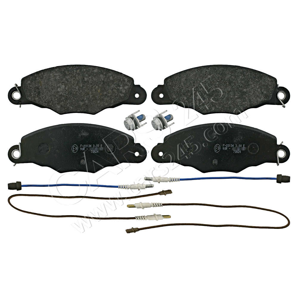 Brake Pad Set, disc brake SWAG 64916414