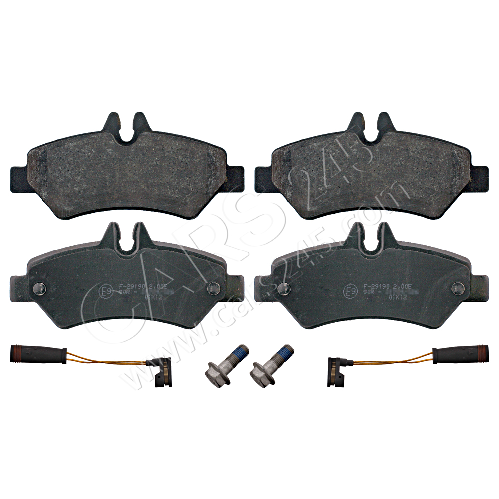 Brake Pad Set, disc brake SWAG 10916708