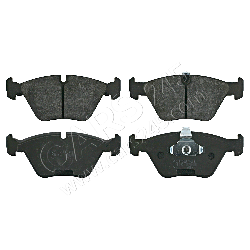 Brake Pad Set, disc brake SWAG 20916217