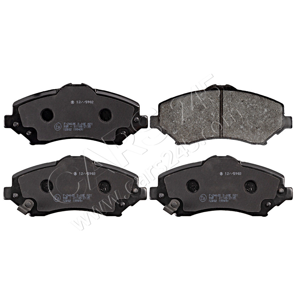 Brake Pad Set, disc brake SWAG 70116063