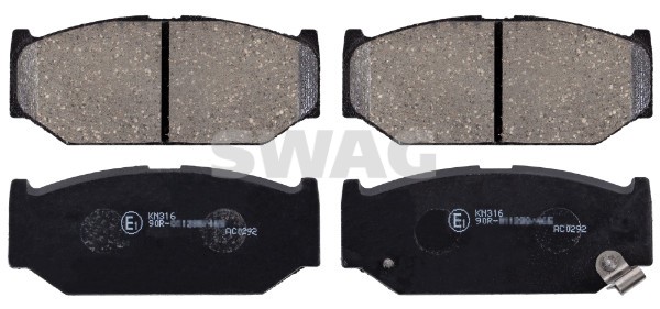 Brake Pad Set, disc brake SWAG 33105084